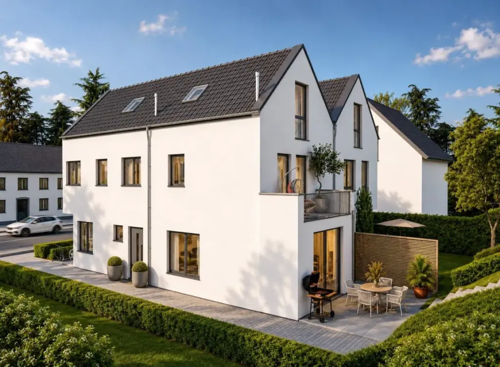 Moderne Doppelhaushälfte in Bad Nauheim mit hochwertiger Architektur